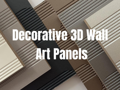 OEM 3D-Wandkunst-Panels Dekoratives MDF-Board für Geschäfts- und Wohnzimmer