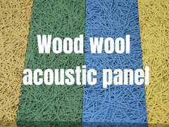 Hohe Stoßfestigkeit Holzwolle Akustikwandplatten Hexagonalform Für Hoteldekor