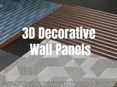 1200x2400mm 3D-Gedruckte Wandplatten für Wohnzimmer und Büro