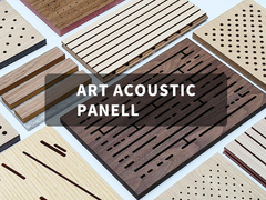 12 mm Dicke Akustische Holzdeckenplatten Geräuschdämpfende Deckenfliesen Flachrand