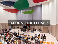 Quadratische Form Holz QRD Akustik Diffusor Verbesserte Klangdispersion für Studio
