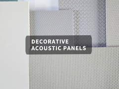 Umweltfreundliches Material Dekorative Akustikplatten für Wand und Decke