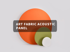 Anpassungsfarbige Stoff-Akustikplatten mit hoher Dichte für Wände