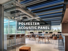 Verschiedene Farben und Formen 3D-Akustikpaneele aus Polyester, leicht für Absorption