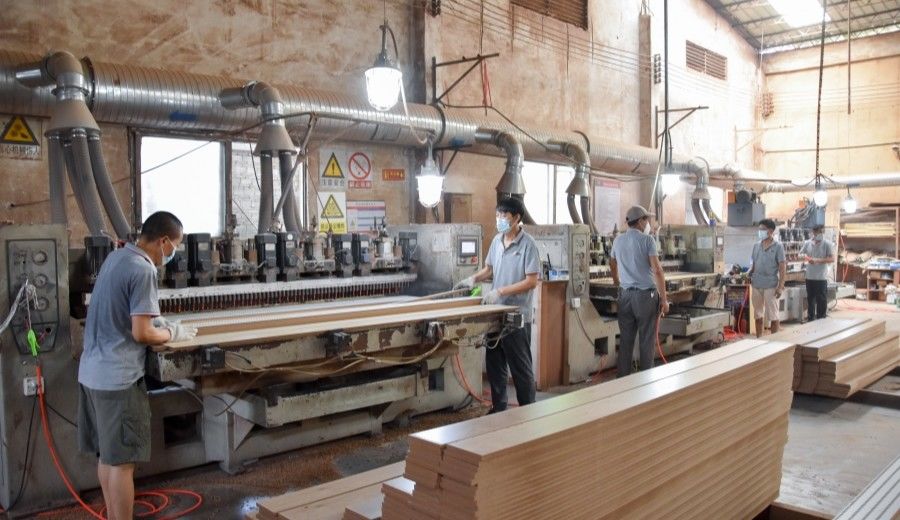 Guangzhou Wuyang Yiguan Acoustic Materials Co., Ltd. Hersteller Produktionslinie