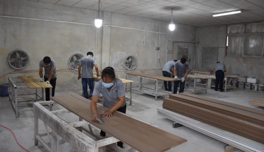 Guangzhou Wuyang Yiguan Acoustic Materials Co., Ltd. Hersteller Produktionslinie