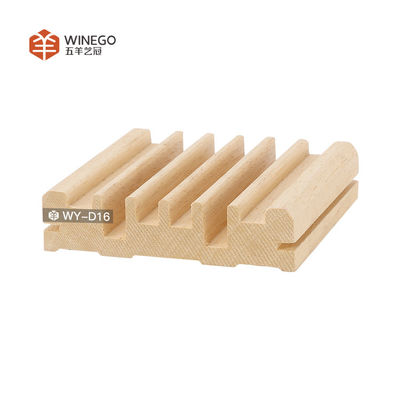 Massivholz QRD Akustik-Diffusor-Platten PU-Farbe Naturholzfarbe