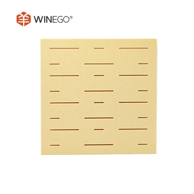 Gravierende Wand Polyester Akustikplatten Leichtgewicht Akustik Polyester Faser Blätter