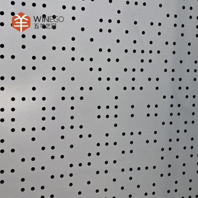 Design Ästhetik Aluminiumperforierte Akustikplatte für Einkaufszentren