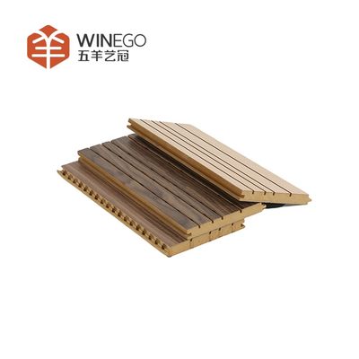 High-End-Groove-Akustikwandplatten mit Feuerbeständigkeit für moderne Innenräume